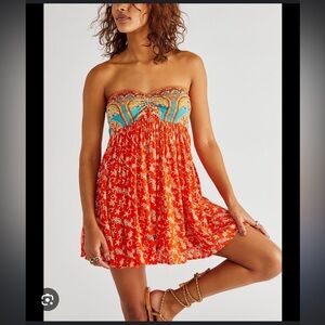 Free People Elowen Tube Romper